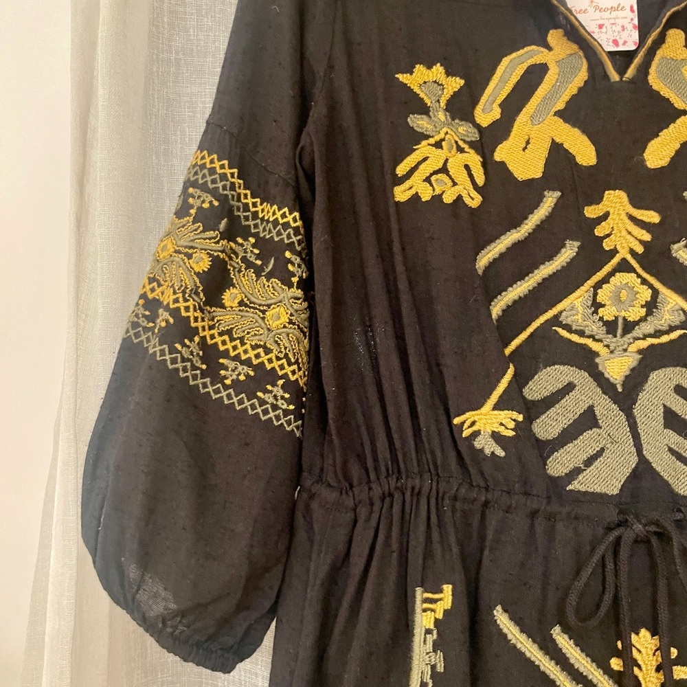 Free People Embroidered Dress - Picture 3 of 5